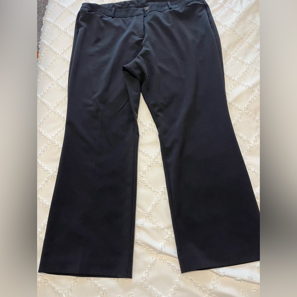 Worthington Woman Modern Fit 20WS short dress slacks trousers belt loops pockets